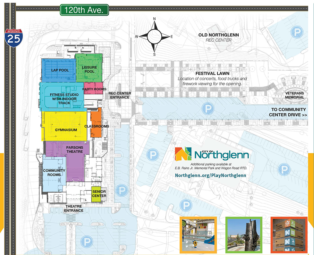 New Northglenn Recreation Center Parking Map